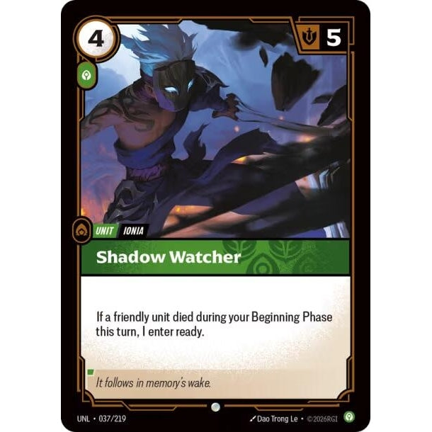 Image for Shadow Watcher (037/219) (Unleashed) - Riftbound: League of Legends Trading Card Game