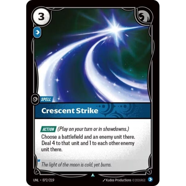 Image for Crescent Strike (072/219) (Unleashed) - Riftbound: League of Legends Trading Card Game