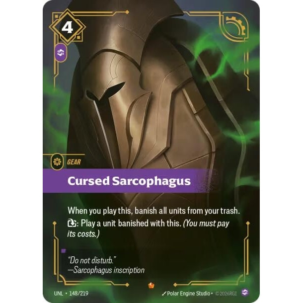 Image for Cursed Sarcophagus (148/219) (Unleashed) - Riftbound: League of Legends Trading Card Game