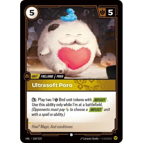 Image for Ultrasoft Poro (160/219) (Unleashed) - Riftbound: League of Legends Trading Card Game