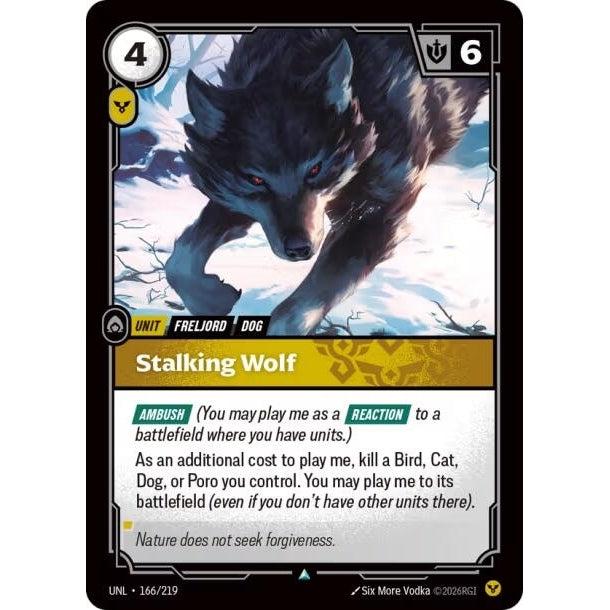 Image for Stalking Wolf (166/219) (Unleashed) - Riftbound: League of Legends Trading Card Game