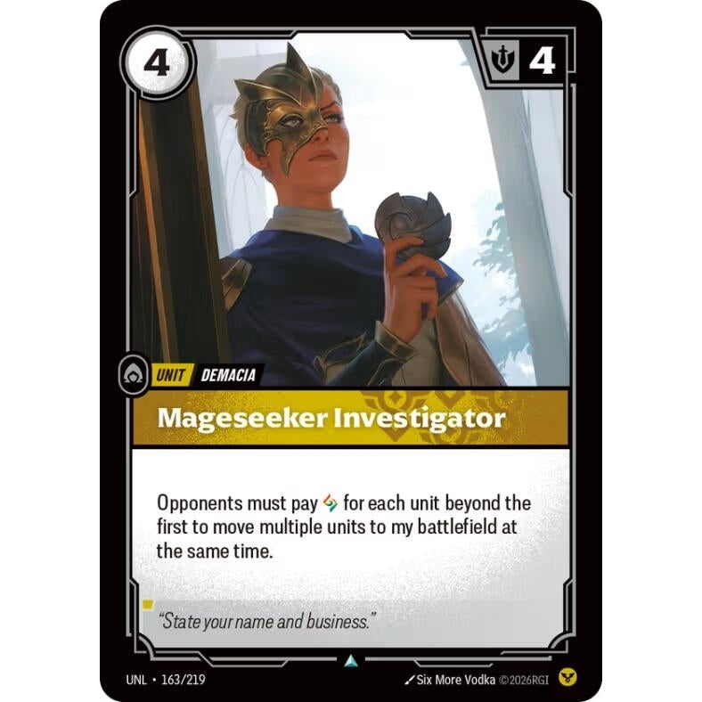 Image for Mageseeker Investigator (163/219) (Unleashed) - Riftbound: League of Legends Trading Card Game