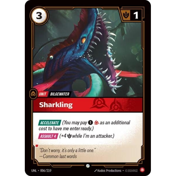 Image for Sharkling (006/219) (Unleashed) - Riftbound: League of Legends Trading Card Game