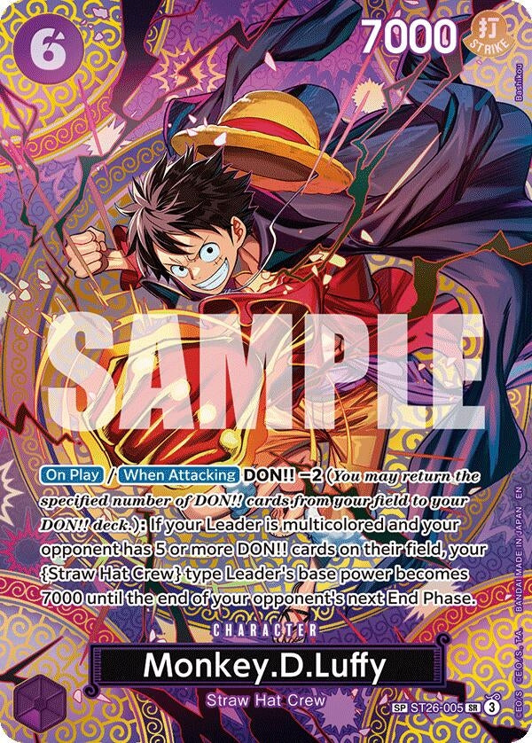 Monkey.D.Luffy (SP) (ST26-005) (Adventure on Kami's Island) - PokéBox Australia