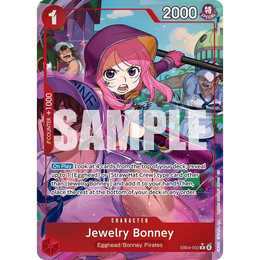 Image for Jewelry Bonney (EB04-002) (Alternate Art) (EB04-002) (Adventure on Kami's Island) - One Piece Card Game