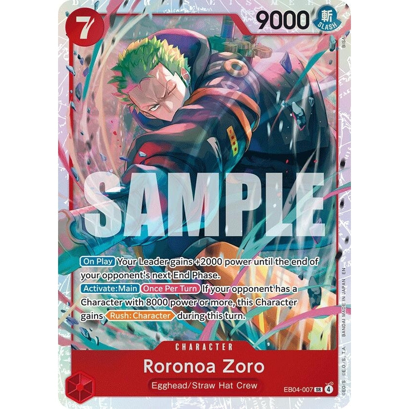 Roronoa Zoro (EB04-007) (EB04-007) (Adventure on Kami's Island) - PokéBox Australia