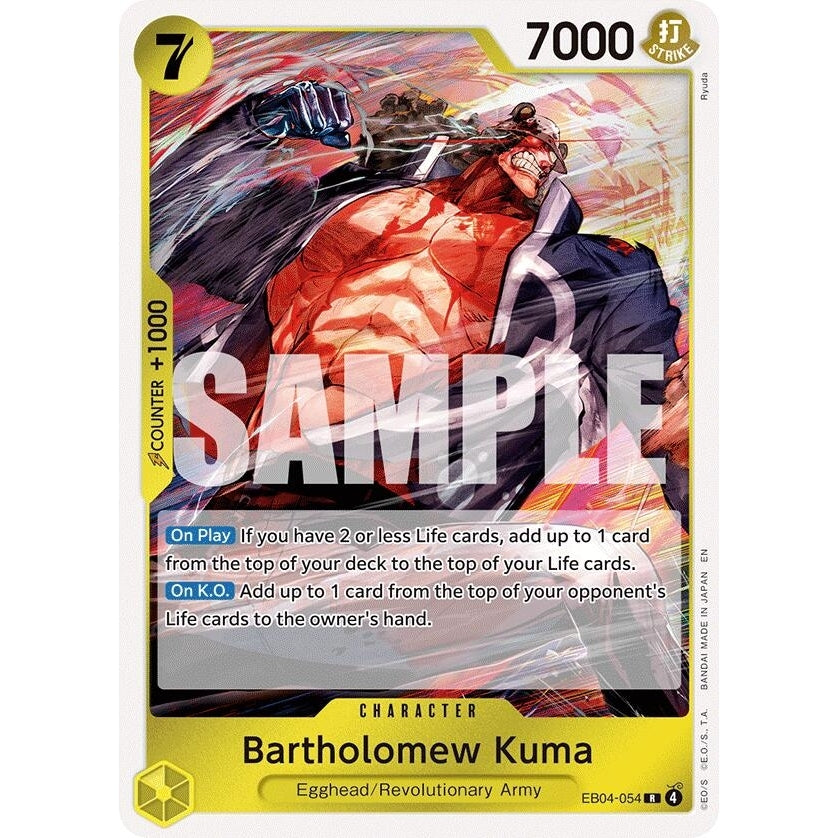 Bartholomew Kuma (EB04-054) (EB04-054) (Adventure on Kami's Island) - PokéBox Australia