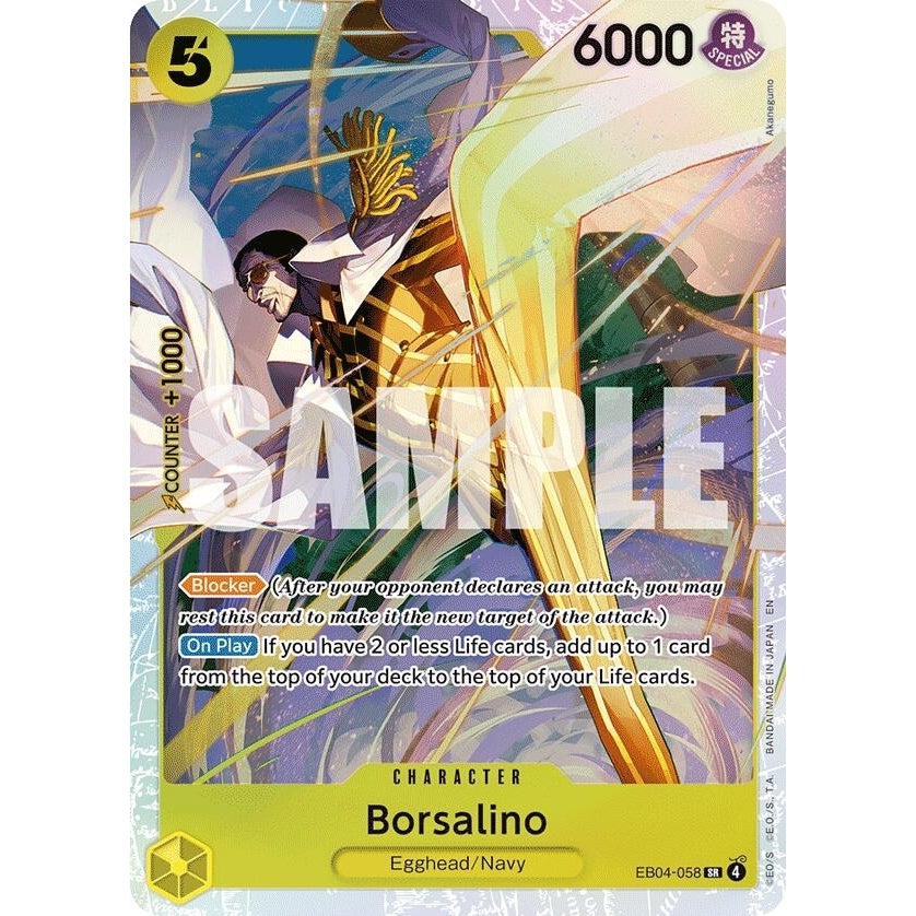 Borsalino (EB04-058) (Adventure on Kami's Island) - PokéBox Australia
