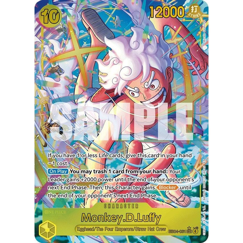 Monkey.D.Luffy (EB04-061) (Alternate Art) (EB04-061) (Adventure on Kami's Island) - PokéBox Australia