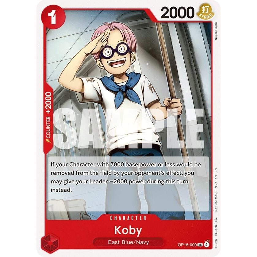 Koby (OP15-009) (OP15-009) (Adventure on Kami's Island) - PokéBox Australia