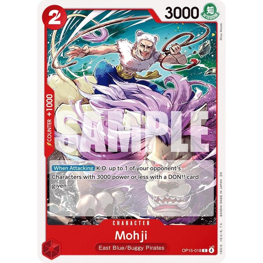 Mohji (OP15-018) (Adventure on Kami's Island) - PokéBox Australia