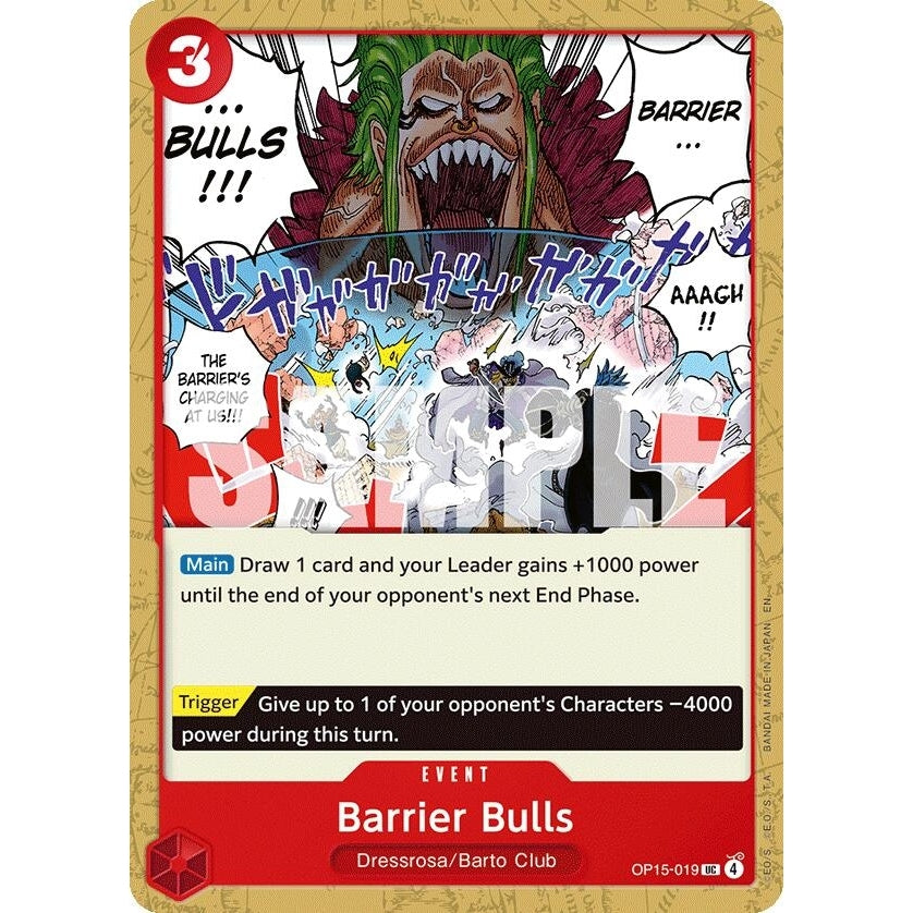 Barrier Bulls (OP15-019) (Adventure on Kami's Island) - PokéBox Australia