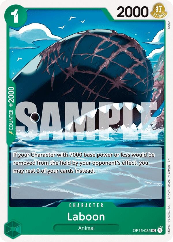 Laboon (OP15-035) (Adventure on Kami's Island) - PokéBox Australia