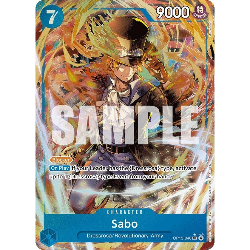 Sabo (Alternate Art) (OP15-046) (Adventure on Kami's Island) - PokéBox Australia