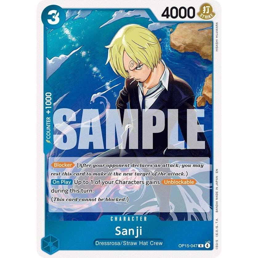 Sanji (OP15-047) (OP15-047) (Adventure on Kami's Island) - PokéBox Australia