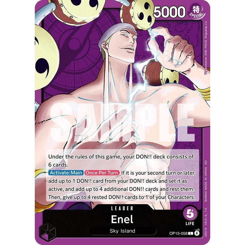 Enel (OP15-058) (OP15-058) (Adventure on Kami's Island) - PokéBox Australia