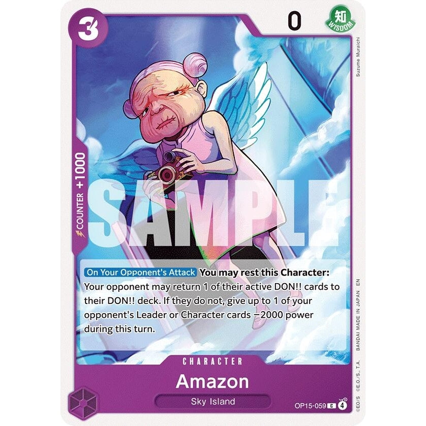 Image for Amazon (OP15-059) (Adventure on Kami's Island) - One Piece Card Game