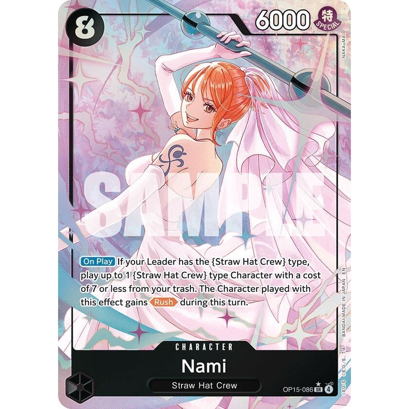 Nami (OP15-086) (Alternate Art) (OP15-086) (Adventure on Kami's Island) - PokéBox Australia