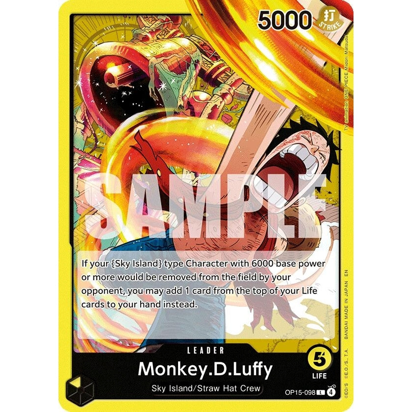 Monkey.D.Luffy (OP15-098) (OP15-098) (Adventure on Kami's Island) - PokéBox Australia