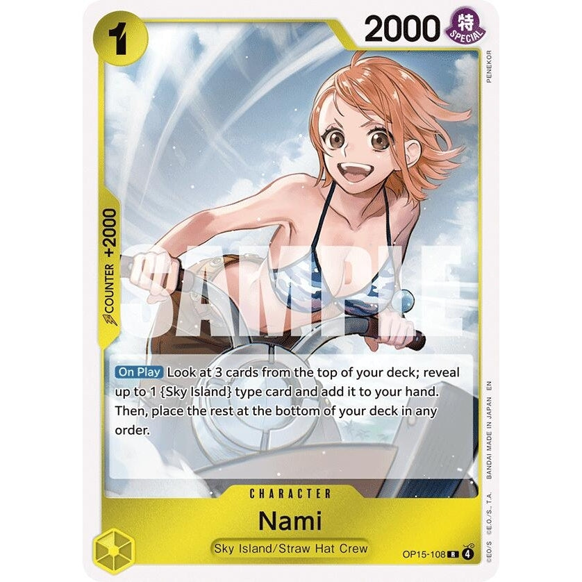 Nami (OP15-108) (OP15-108) (Adventure on Kami's Island) - PokéBox Australia