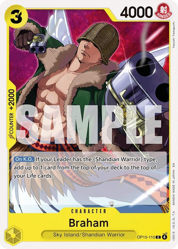 Braham (OP15-110) (Adventure on Kami's Island) - PokéBox Australia