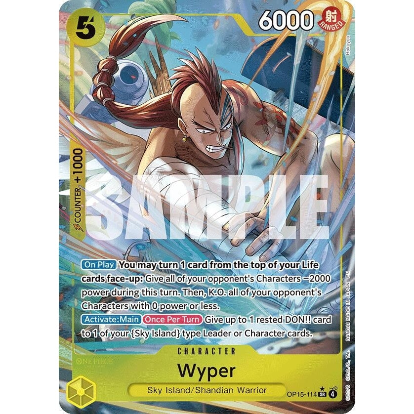 Wyper (Alternate Art) (OP15-114) (Adventure on Kami's Island) - PokéBox Australia