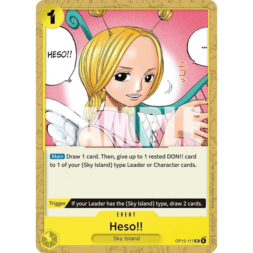 Heso!! (OP15-117) (Adventure on Kami's Island) - PokéBox Australia