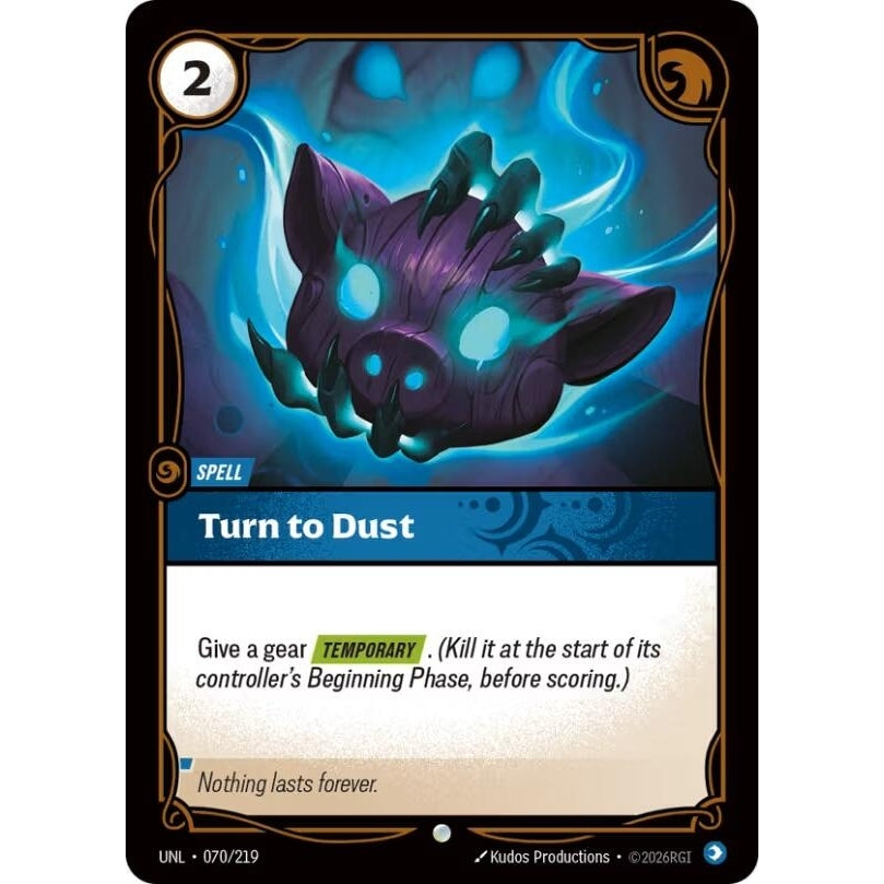 Image for Turn to Dust (070/219) (Unleashed) - Riftbound: League of Legends Trading Card Game