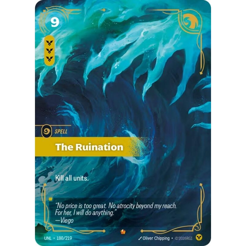 Image for The Ruination (180/219) (Unleashed) - Riftbound: League of Legends Trading Card Game