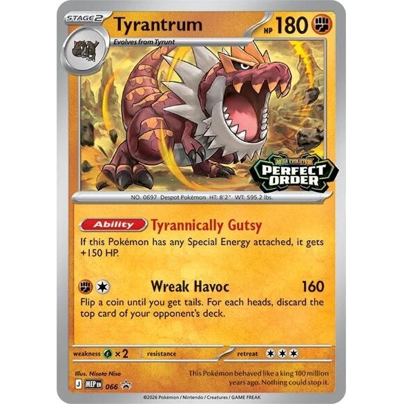 Image for Tyrantrum - 066 (066) (ME: Mega Evolution Promo) - Pokemon