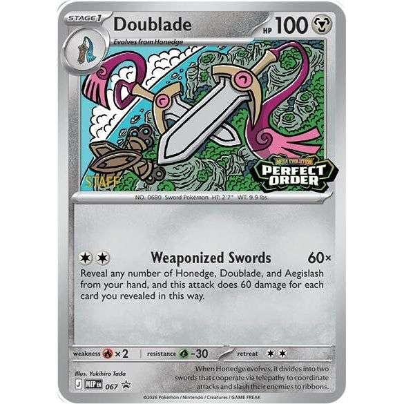 Image for Doublade - 067 [Staff] (067) (ME: Mega Evolution Promo) - Pokemon