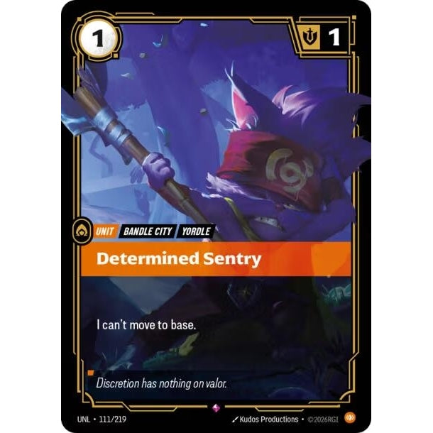 Image for Determined Sentry (111/219) (Unleashed) - Riftbound: League of Legends Trading Card Game