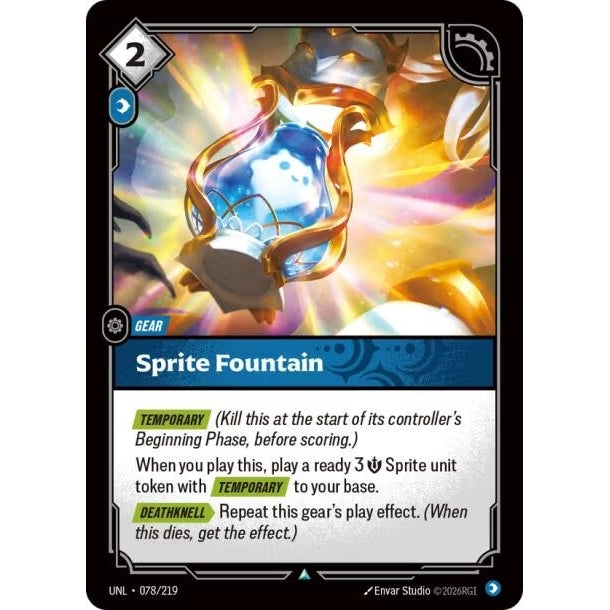 Image for Sprite Fountain (078/219) (Unleashed) - Riftbound: League of Legends Trading Card Game