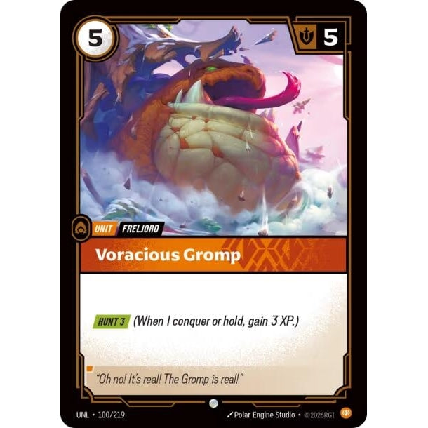 Image for Voracious Gromp (100/219) (Unleashed) - Riftbound: League of Legends Trading Card Game