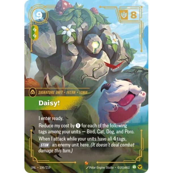 Image for Daisy! (196/219) (Unleashed) - Riftbound: League of Legends Trading Card Game