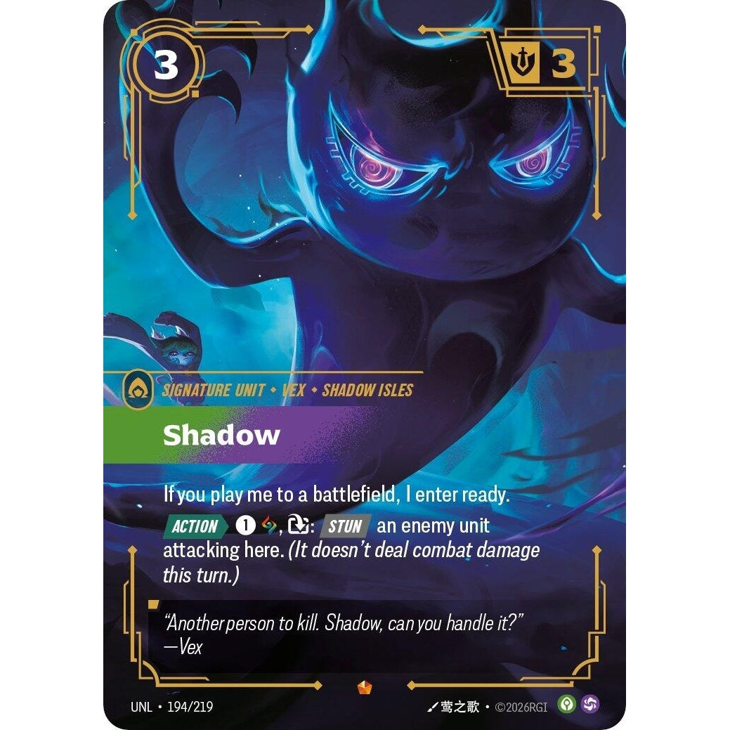 Image for Shadow (194/219) (Unleashed) - Riftbound: League of Legends Trading Card Game