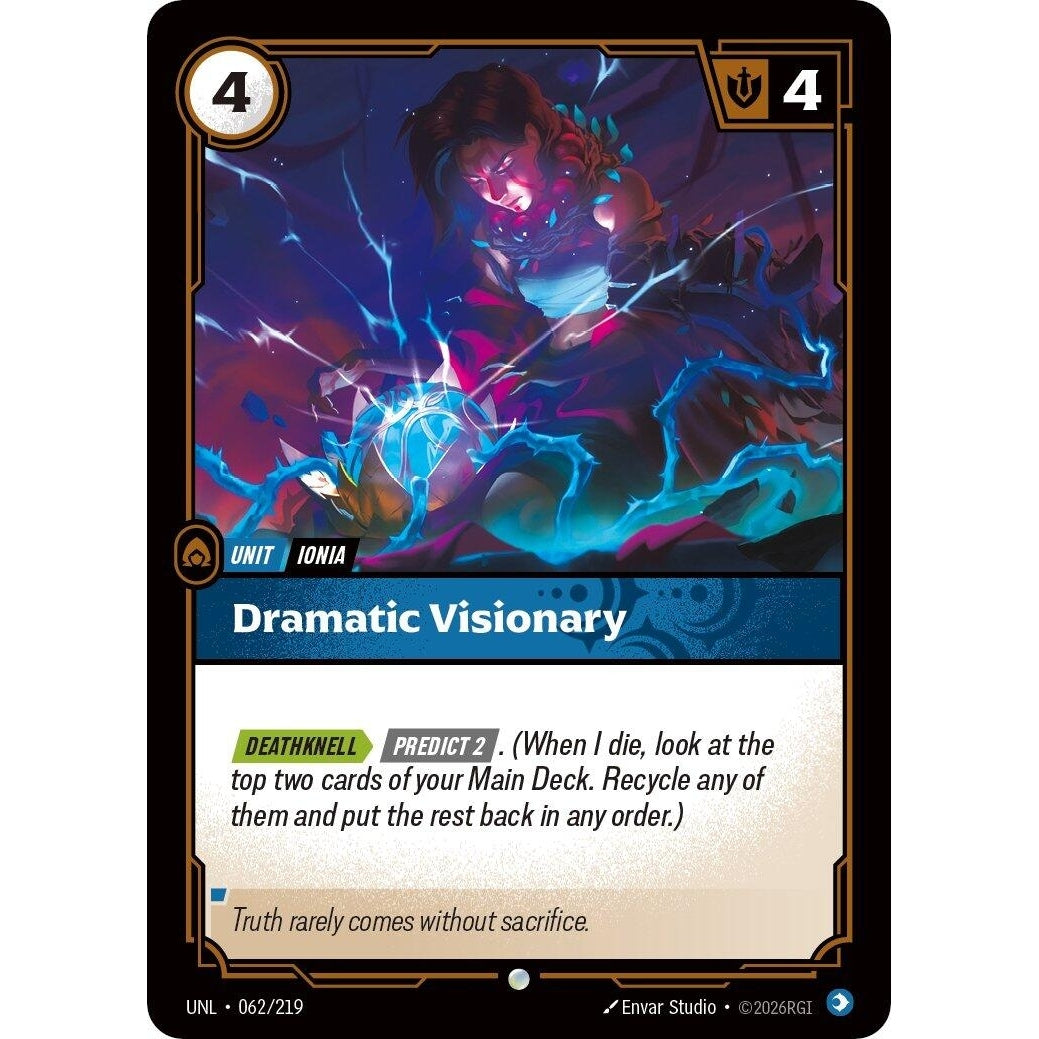 Image for Dramatic Visionary (062/219) (Unleashed) - Riftbound: League of Legends Trading Card Game