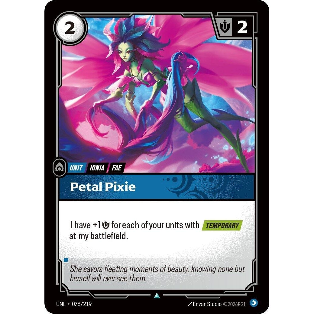 Image for Petal Pixie (076/219) (Unleashed) - Riftbound: League of Legends Trading Card Game