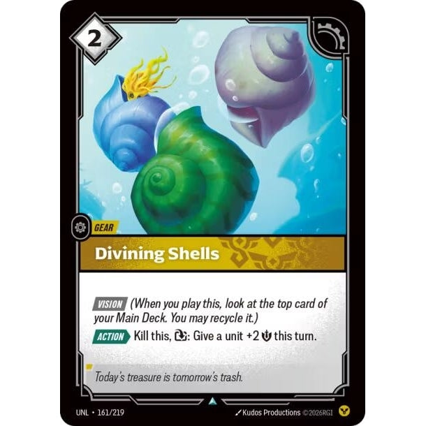 Image for Divining Shells (161/219) (Unleashed) - Riftbound: League of Legends Trading Card Game