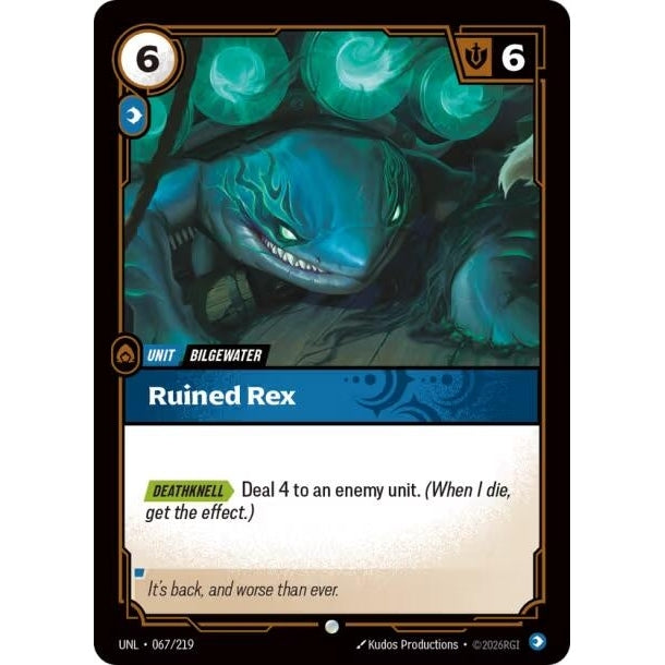 Image for Ruined Rex (067/219) (Unleashed) - Riftbound: League of Legends Trading Card Game