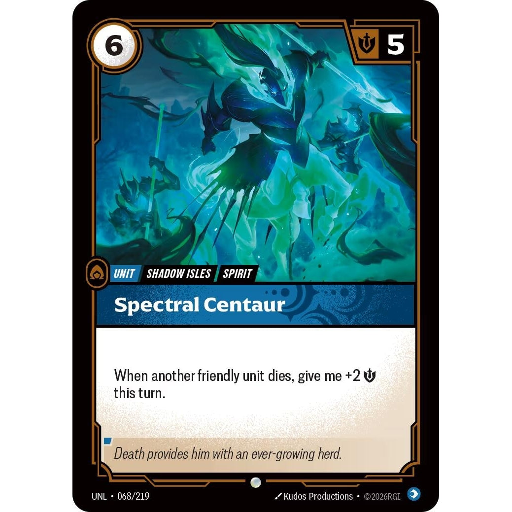 Image for Spectral Centaur (068/219) (Unleashed) - Riftbound: League of Legends Trading Card Game