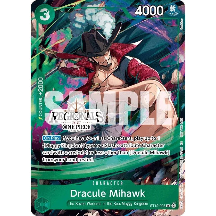 Dracule Mihawk (Regional Participation Pack 2026 Vol.1) (ST12-003) (One Piece Promotion Cards) - PokéBox Australia