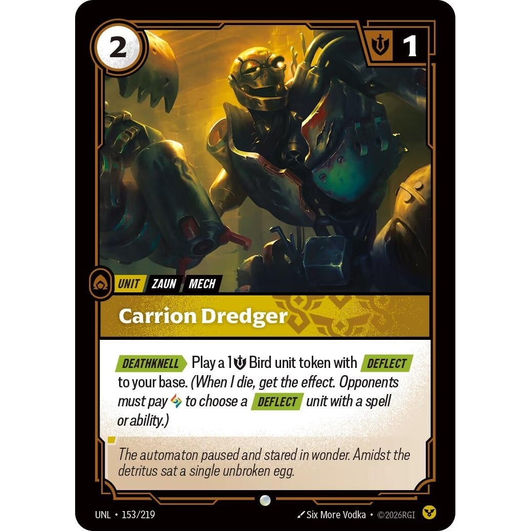 Image for Carrion Dredger (153/219) (Unleashed) - Riftbound: League of Legends Trading Card Game
