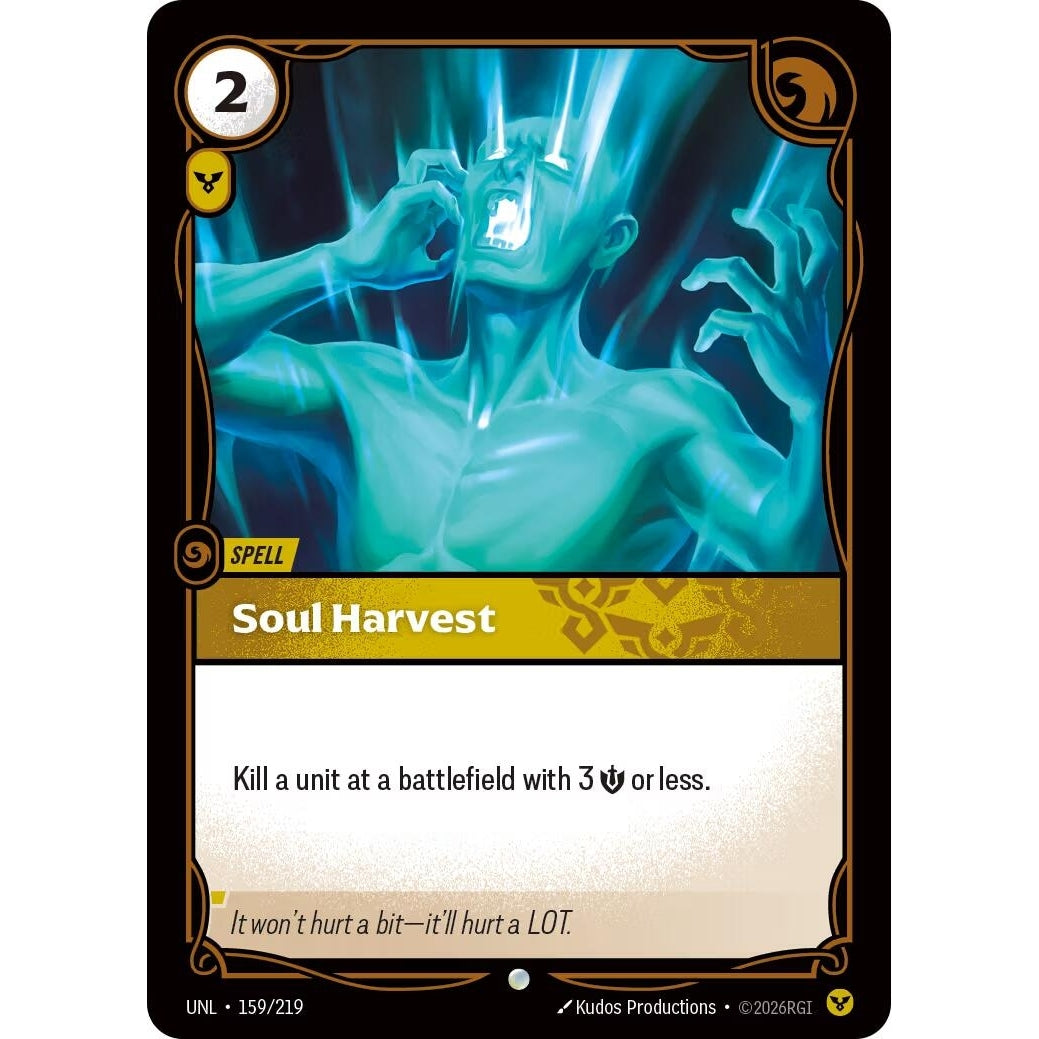 Image for Soul Harvest (159/219) (Unleashed) - Riftbound: League of Legends Trading Card Game