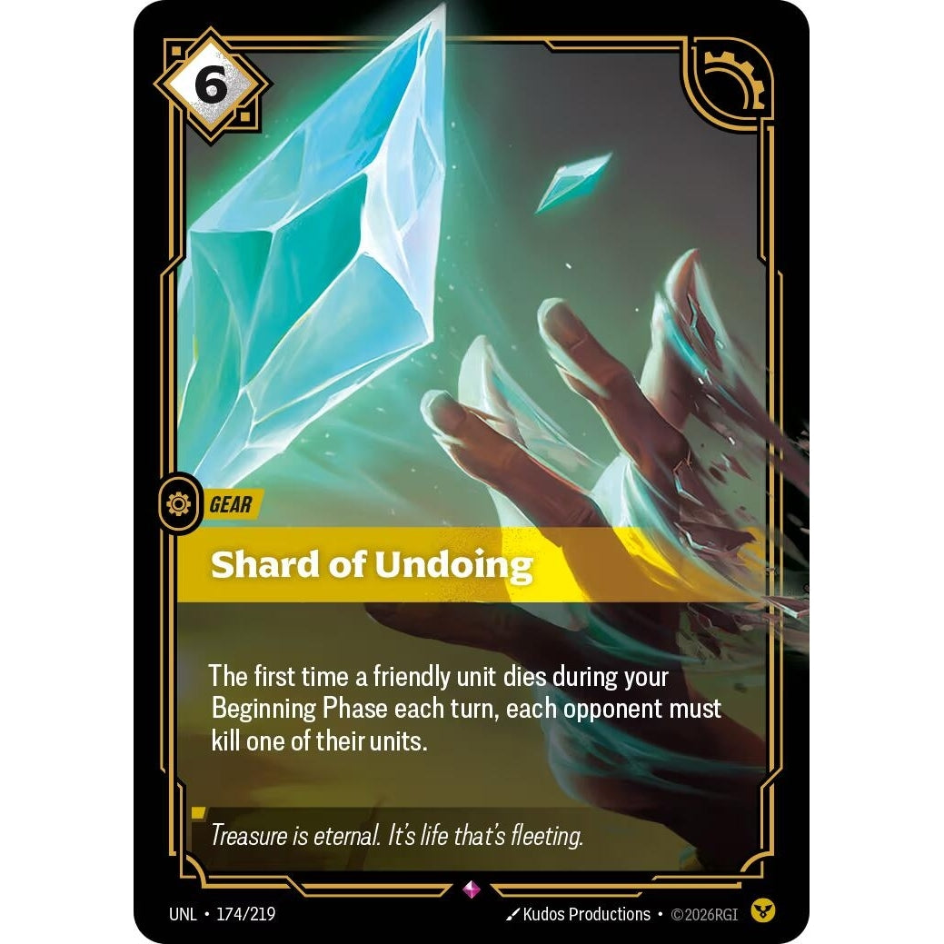 Image for Shard of Undoing (174/219) (Unleashed) - Riftbound: League of Legends Trading Card Game