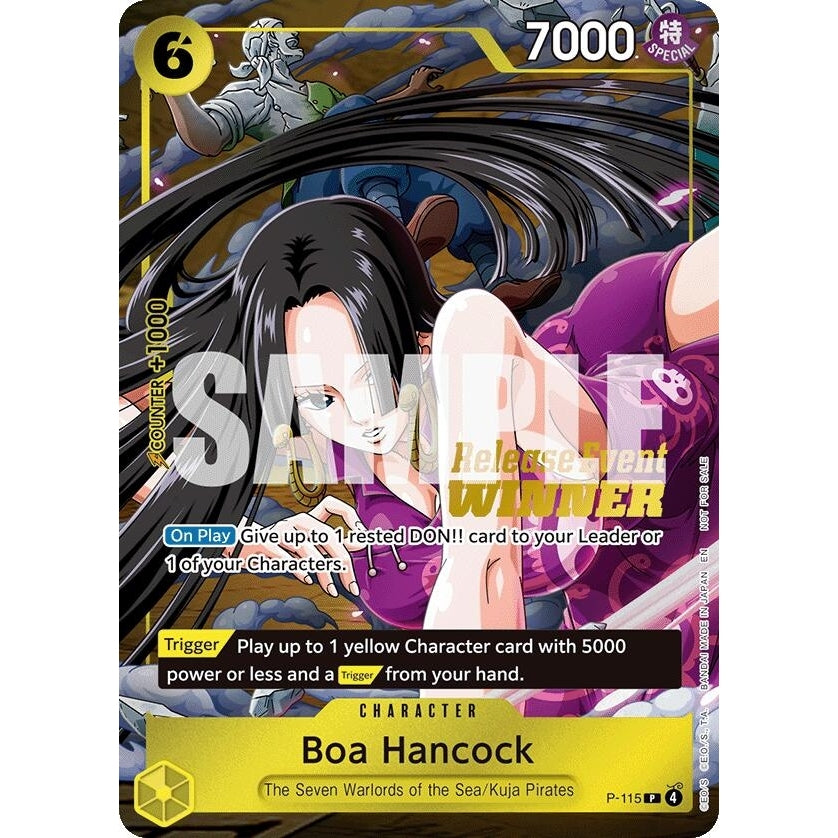 Image for Boa Hancock (OP15 Release Event Winner) (P-115) (One Piece Promotion Cards) - One Piece Card Game