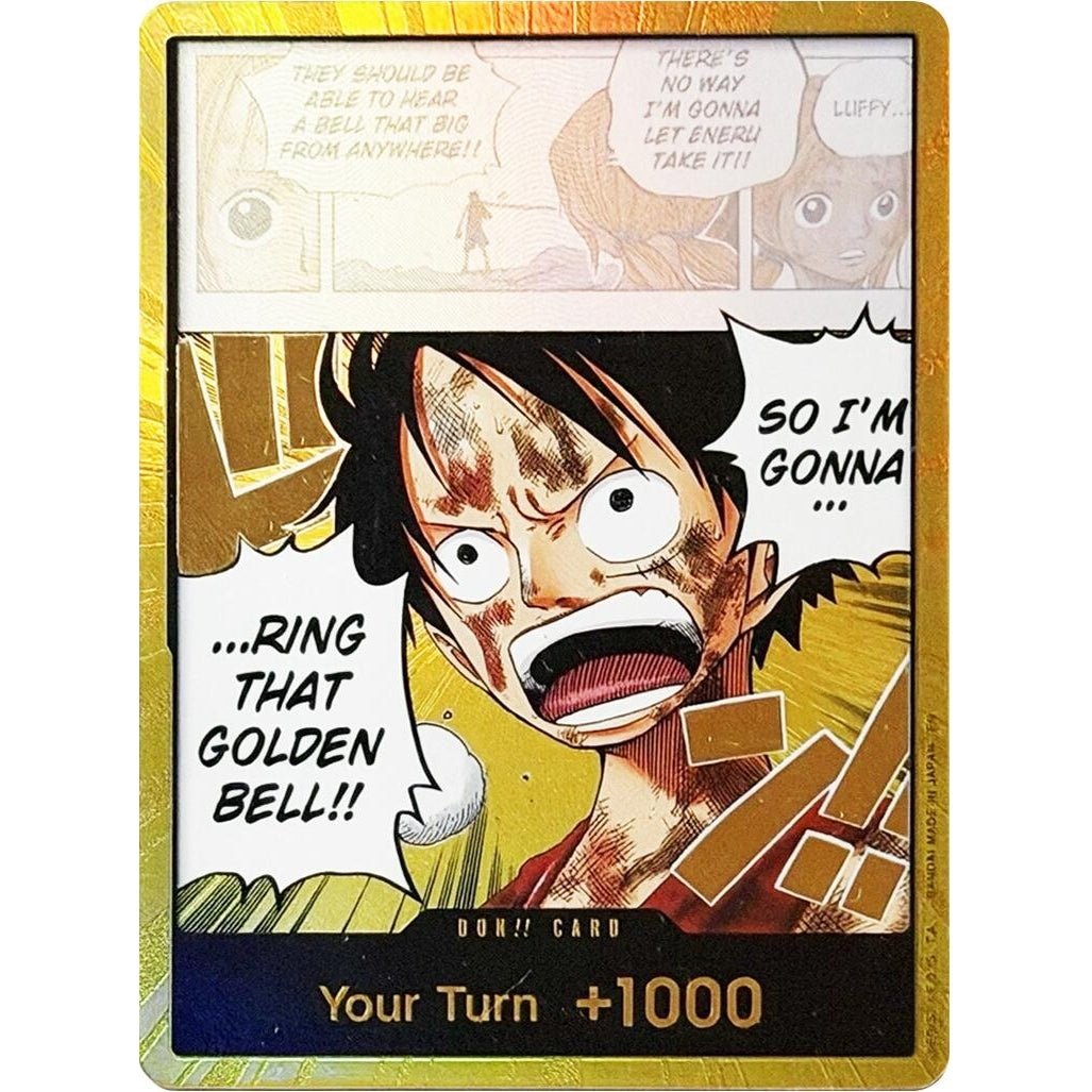 DON!! Card (Luffy) (Gold) (Adventure on Kami's Island) - PokéBox Australia
