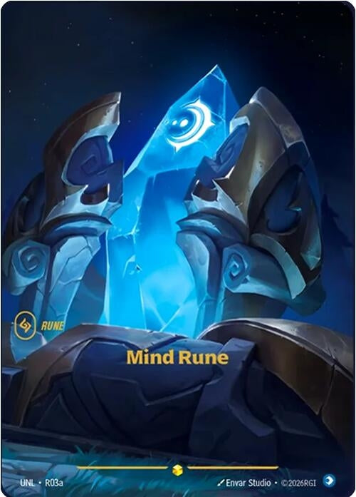 Image for Mind Rune (Alternate Art) (R03a) (Unleashed) - Riftbound: League of Legends Trading Card Game