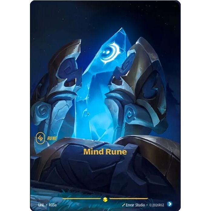 Image for Mind Rune (Alternate Art) (R03a) (Unleashed) - Riftbound: League of Legends Trading Card Game