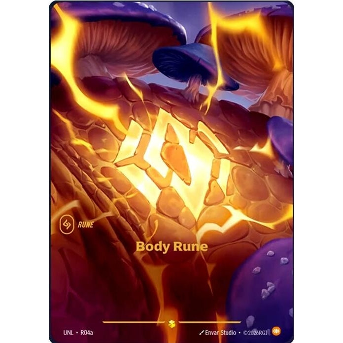 Image for Body Rune (Alternate Art) (R04a) (Unleashed) - Riftbound: League of Legends Trading Card Game